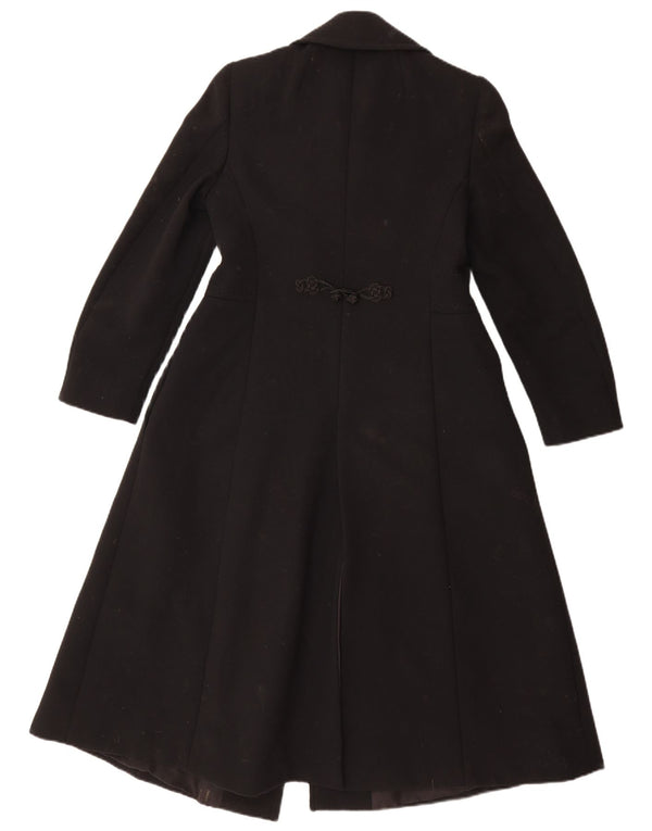 Płaszcz damski w stylu vintage UK 10 Small Black