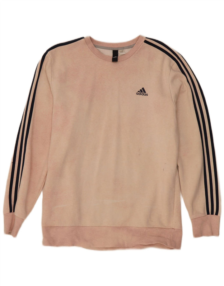 Męska bluza Adidas Graphic o regularnym kroju, duża, różowa