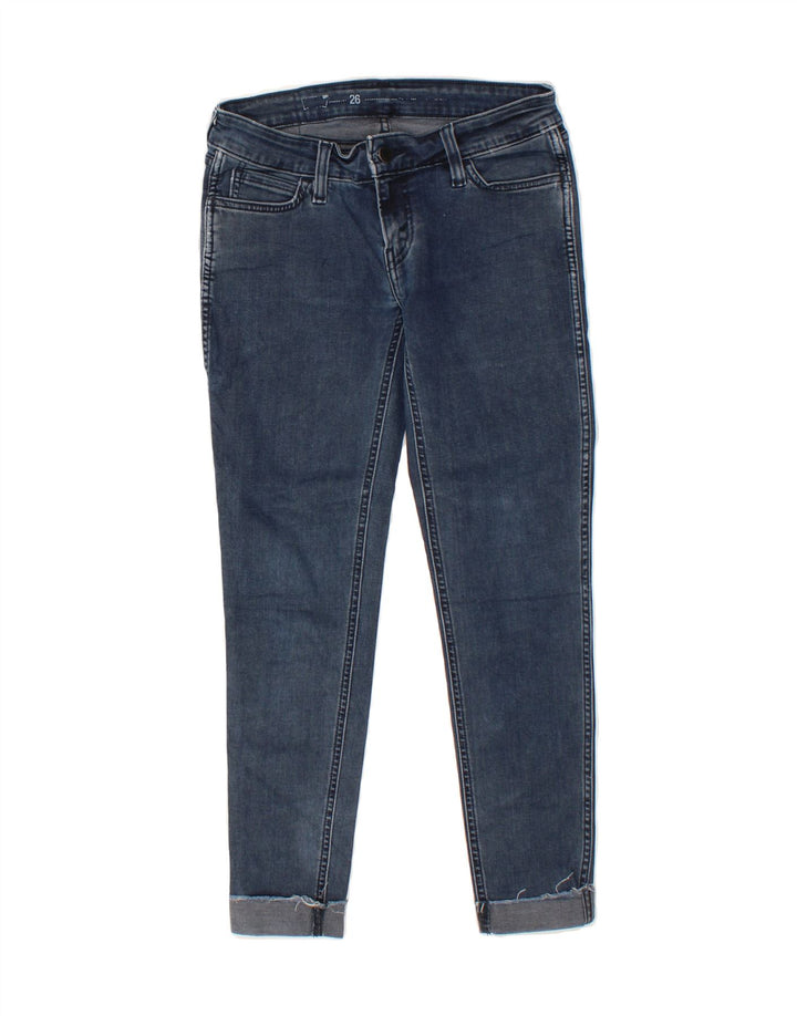 LEVI'S Womens Slim Jeans W26 L26 Blue Cotton Vintage Levi's and Second-Hand Levi's from Messina Hembry 