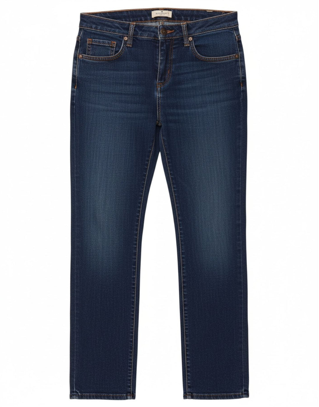 CARRERA Womens 752 Slim Jeans IT 42 Medium W29 L28 Navy Blue Cotton