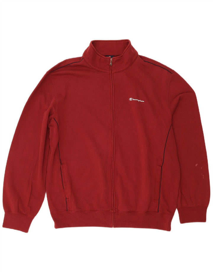 Kurtka męska dresowa Champion 3XL, bordowa, bawełniana