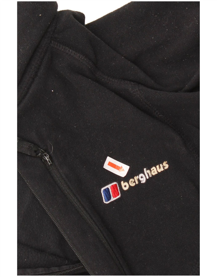 Męski sweter polarowy Berghaus z zamkiem błyskawicznym 2XL, czarny poliester