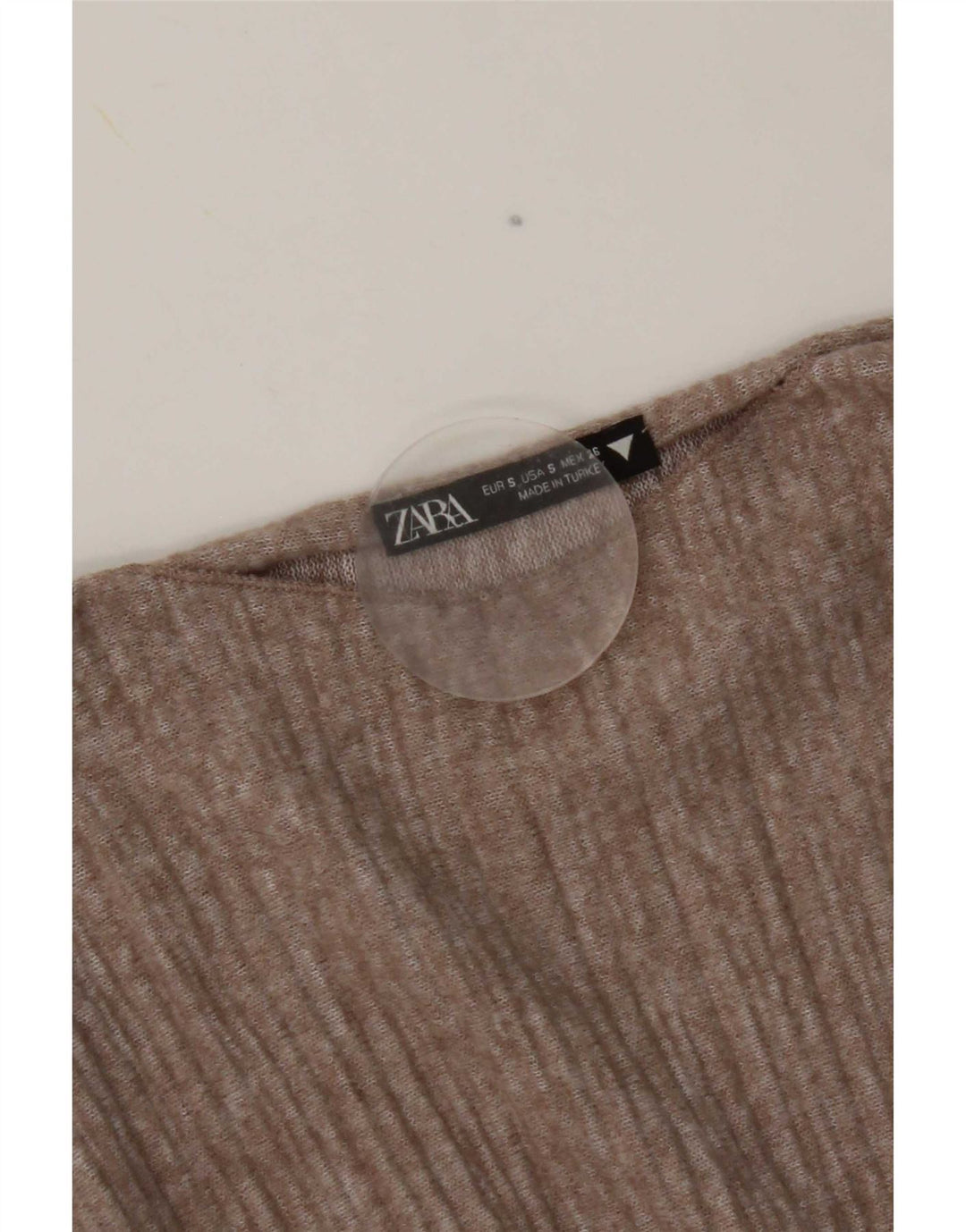 Bluzka damska Zara Crop Top UK 10 Small Brown