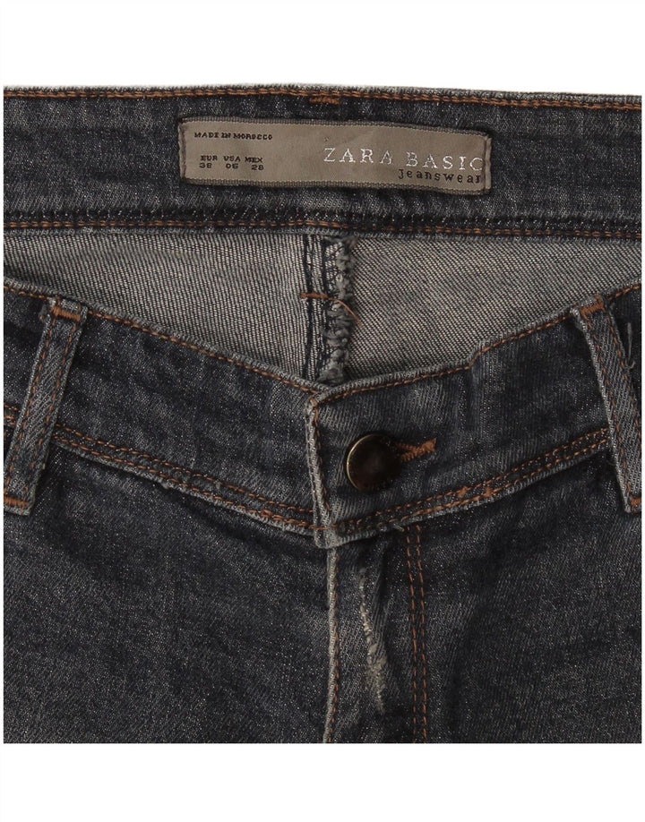 Damskie jeansy rozkloszowane Zara EU 38 Small W28 L31 Granatowe