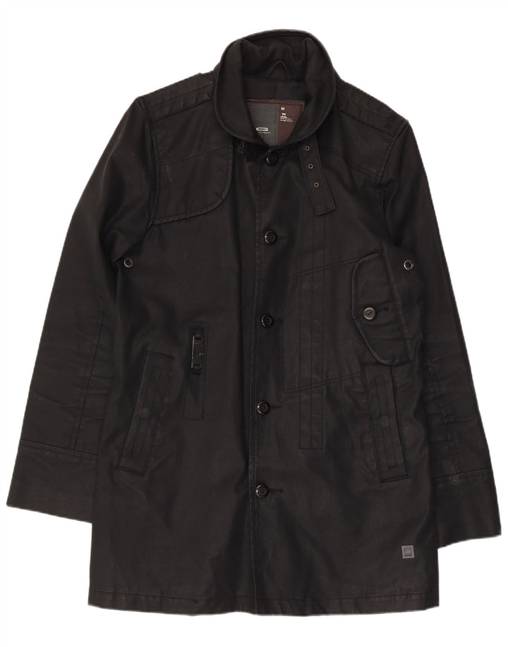 Męska kurtka użytkowa G-Star UK 38, średnia czarna bawełna