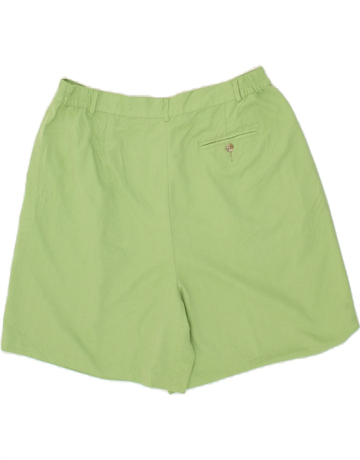 IZOD Womens Pegged Chino Shorts W34 Large  Green Cotton Vintage Izod and Second-Hand Izod from Messina Hembry 