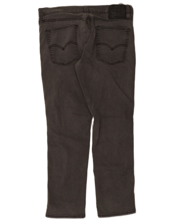 Męskie jeansy Levi's 511 Slim W34 L30 Szara bawełna
