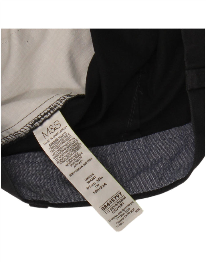 Marks & Spencer Męskie spodenki Chino W36, duże, granatowe, bawełniane