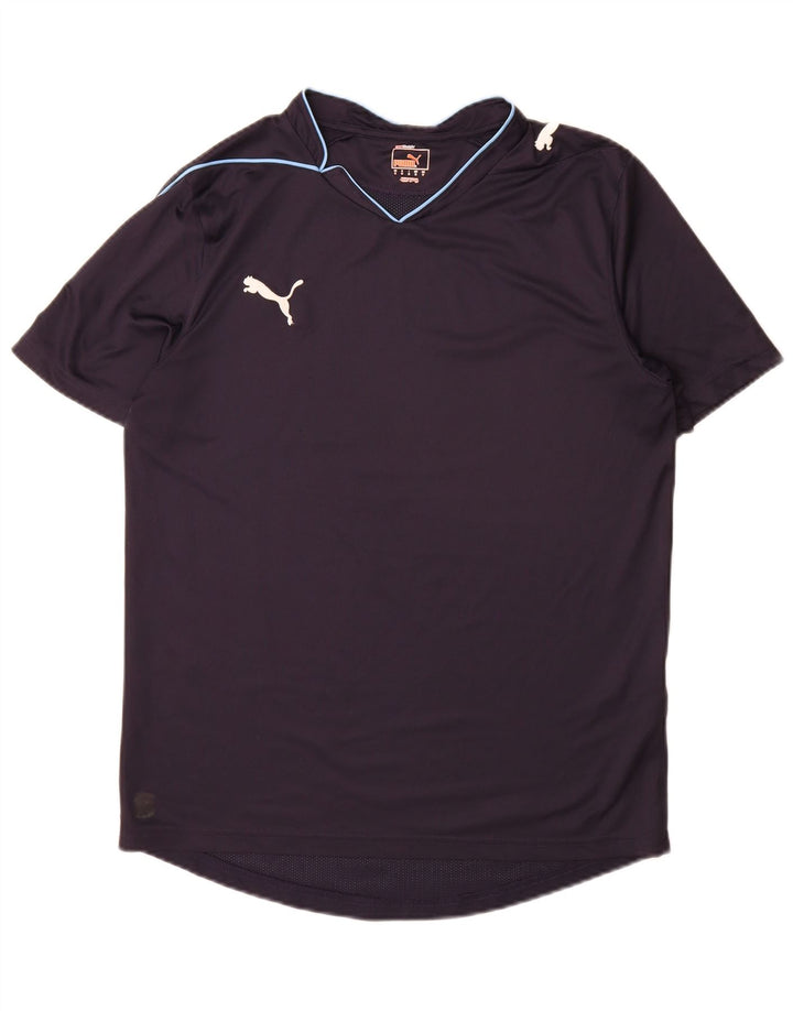 T-shirt męski Puma Top, średni, granatowy, poliester