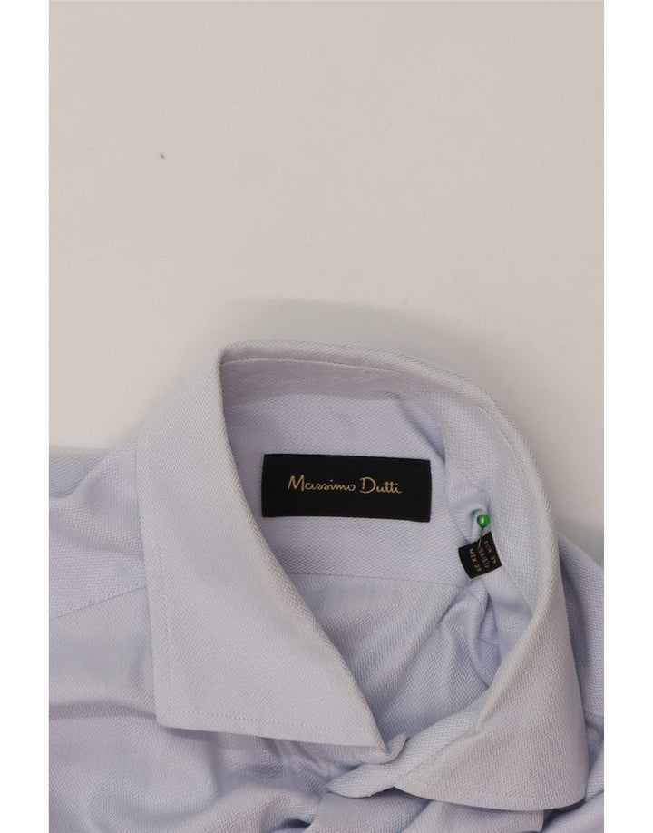 Koszula męska Massimo Dutti EU 39, średni niebieski