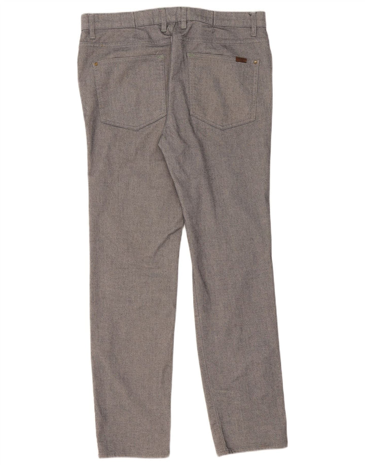 Męskie spodnie typu slim casual Ted Baker W32 L30 Szara bawełna