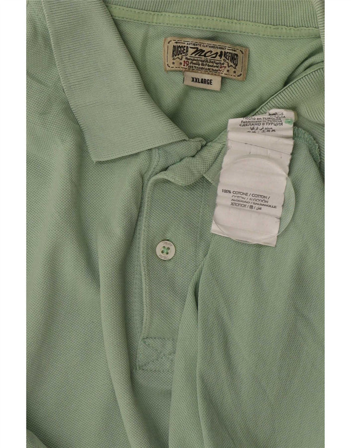 Męska koszulka polo Marlboro Classics 2XL, zielona bawełna