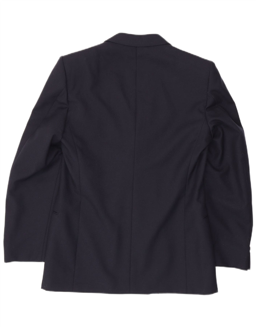 Męska marynarka dwurzędowa FACIS IT 52 XL Granatowa, dziewicza wełna