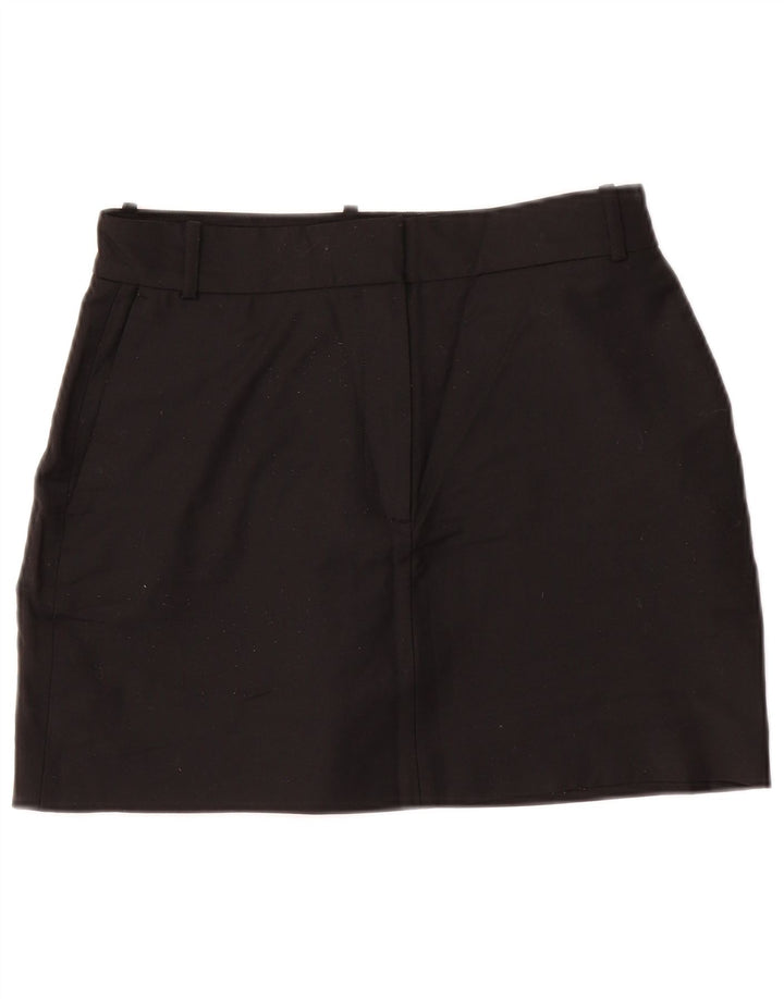 Damska spódniczka mini ZARA, średnia W28, czarna, poliester
