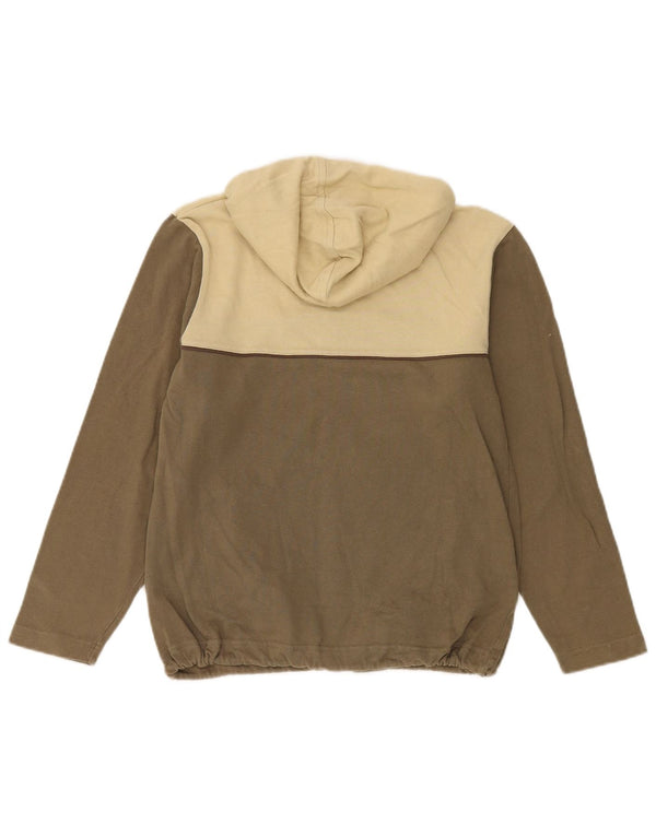 Damski sweter z kapturem Reebok UK 12, bawełna w kolorze średniego khaki