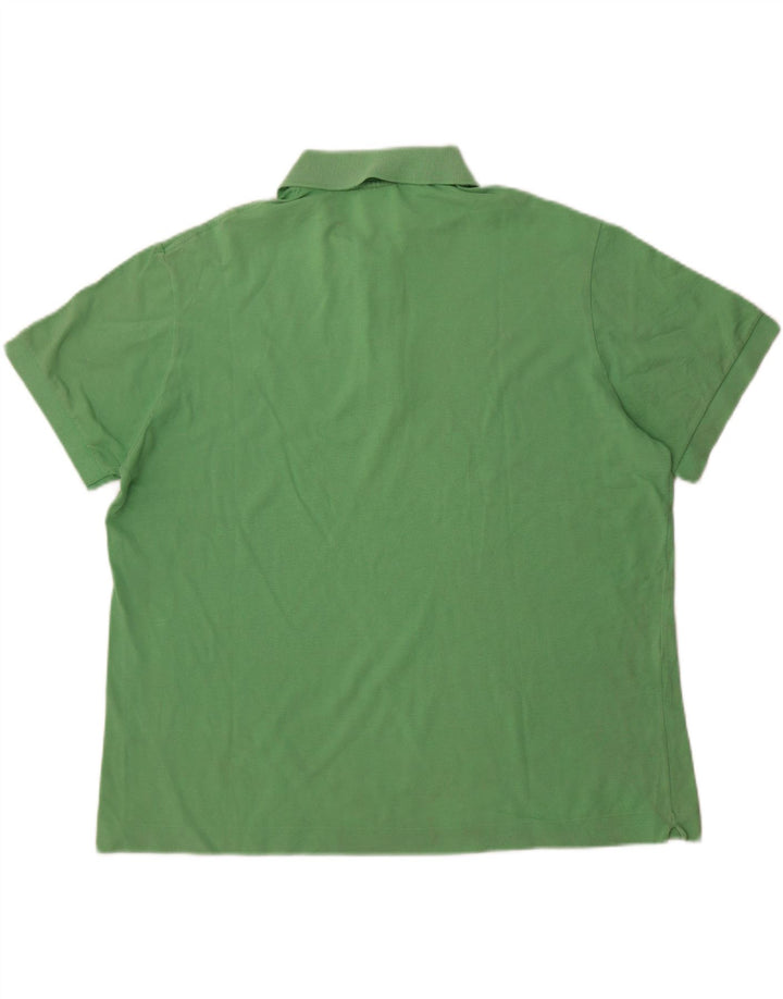 Męska koszulka polo Lacoste, rozmiar 7, 2XL, zielona bawełna