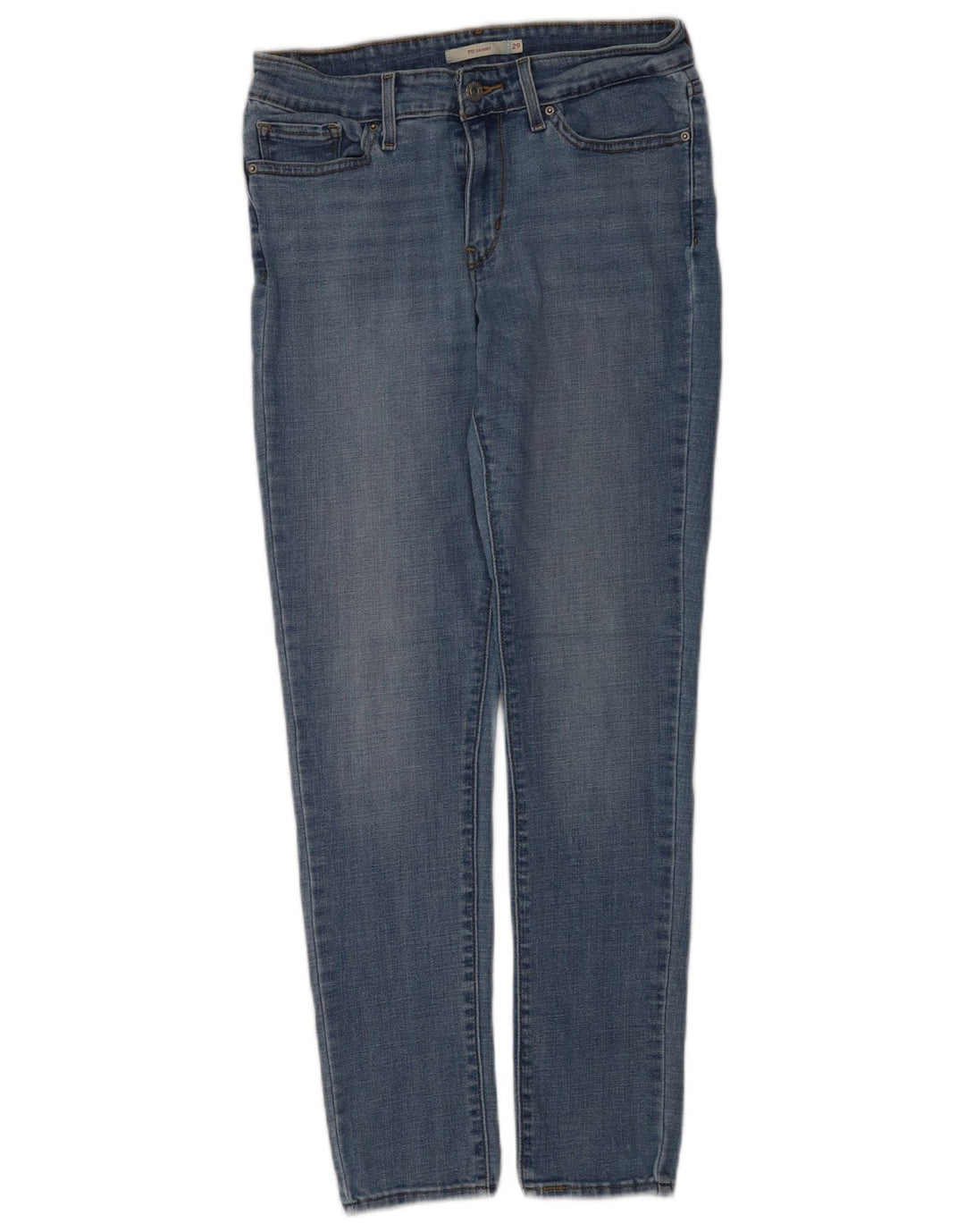 Damskie jeansy Levi's 711 Skinny W29 L29 Niebieskie bawełniane
