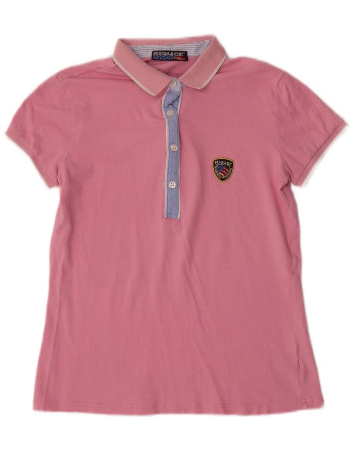 Damska koszulka polo Blauer UK 12, średni róż