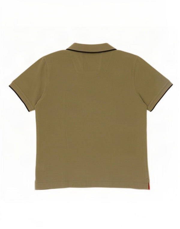 Męska koszulka polo Aeronautica Militare, duża, bawełniana w kolorze khaki