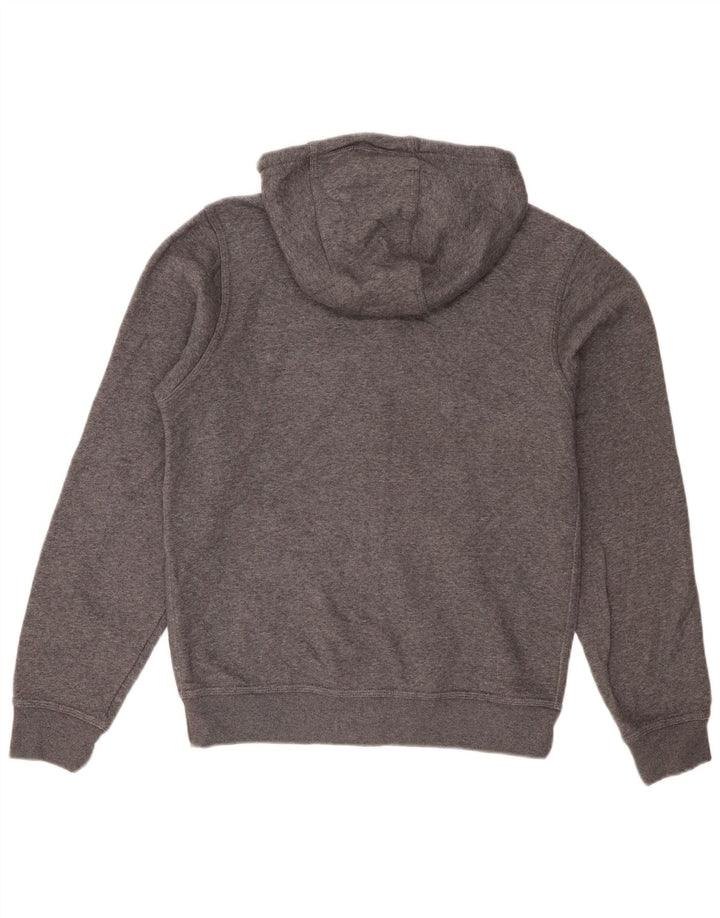 Męski sweter z kapturem i zamkiem błyskawicznym Nike, mały, szary, z bawełny w cętki