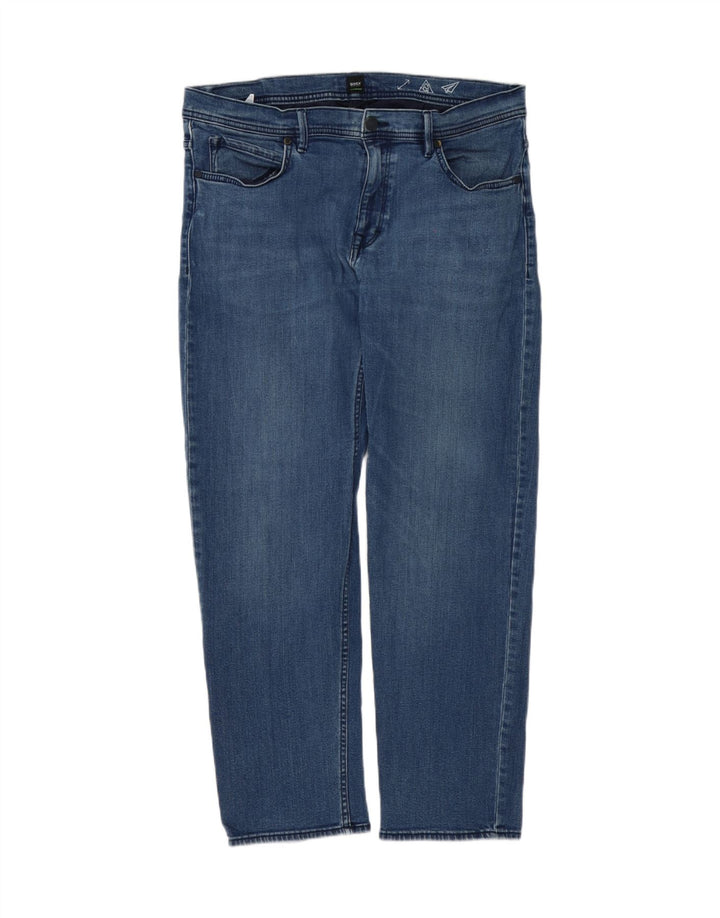 Męskie jeansy slim fit Hugo Boss W36 L30 Niebieskie bawełniane