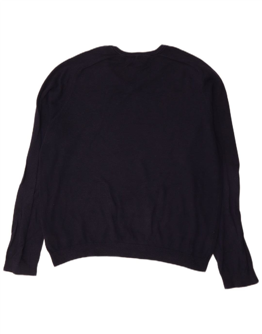 Męski sweter Gap z dekoltem w kształcie litery V, XL, granatowy, bawełniany