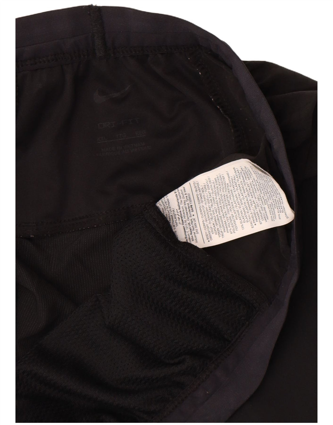 Męskie spodnie dresowe Nike 2XL, czarny poliester