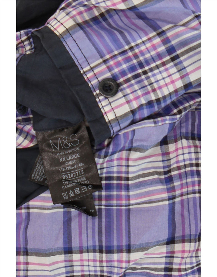 Męska kurtka bomber Marks & Spencer UK 44 2XL Granatowy poliester