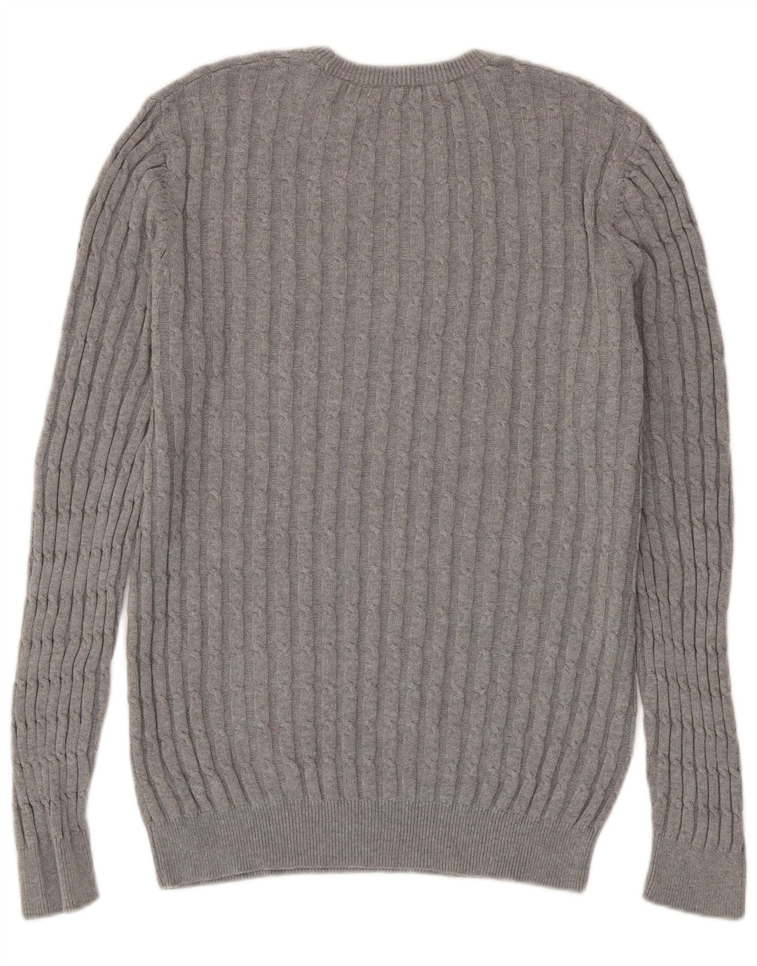 Męski sweter z okrągłym dekoltem Jack Wills, średnioszary, bawełniany