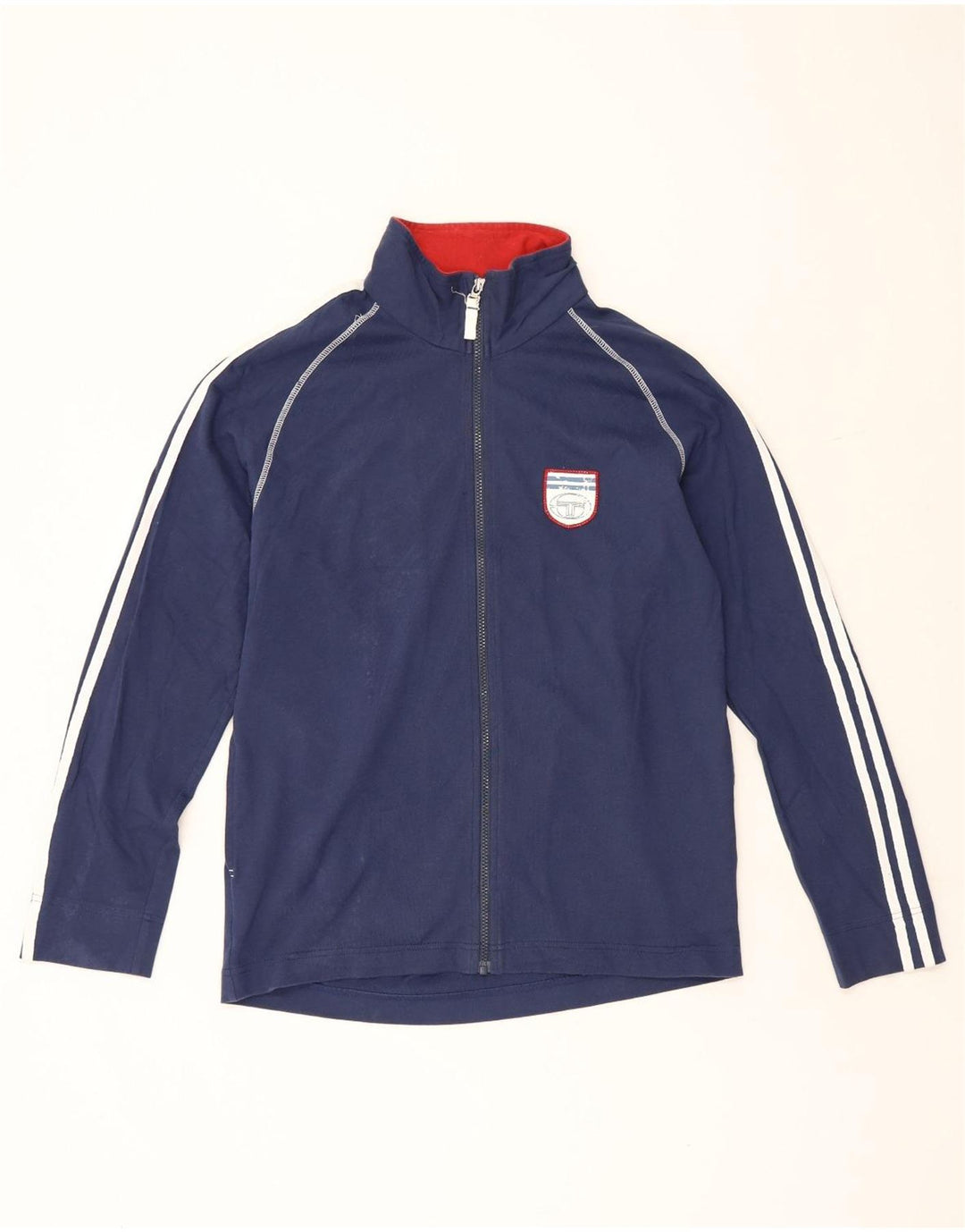 Męska kurtka dresowa Sergio Tacchini z grafiką, duża, granatowa, bawełniana