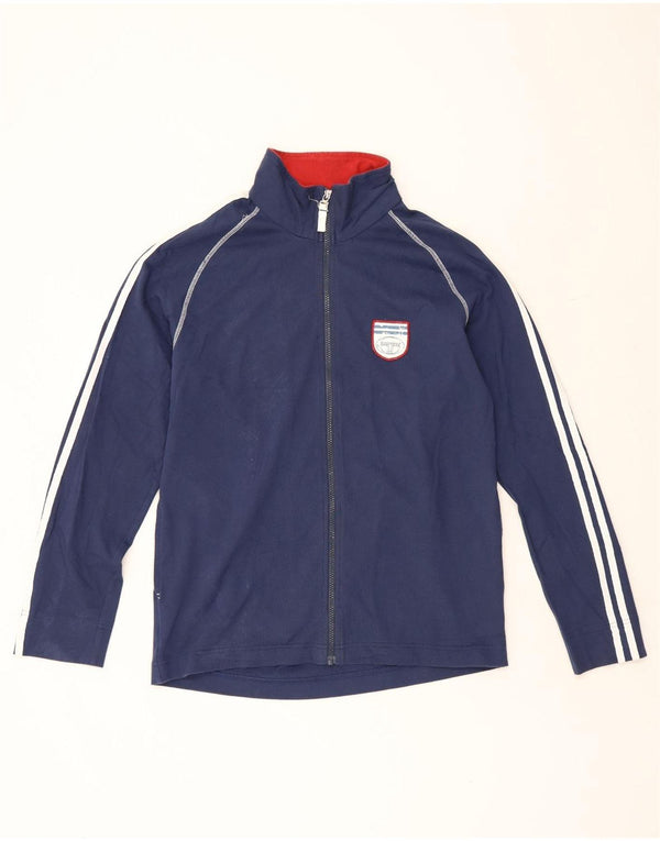Męska kurtka dresowa Sergio Tacchini z grafiką, duża, granatowa, bawełniana