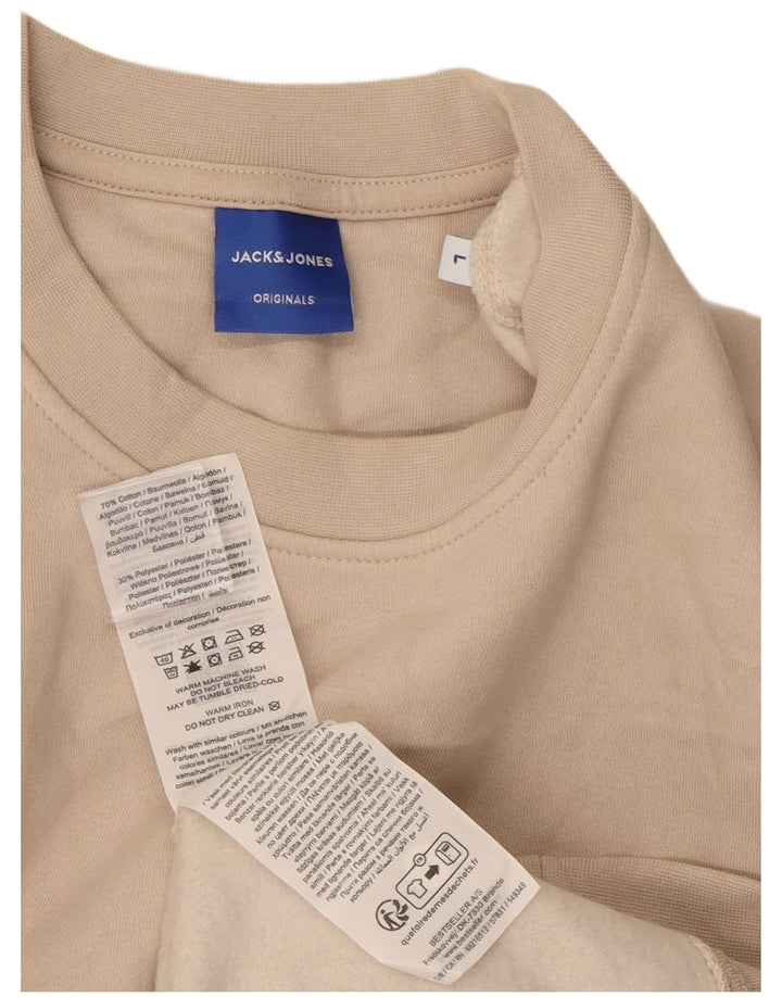 Bluza męska Jack & Jones, duża, beżowa, bawełniana
