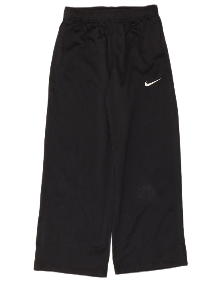 Damskie spodnie dresowe Nike Capri z szerokimi nogawkami, UK 12, średni czarny poliester