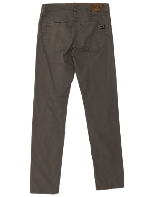 Męskie spodnie chino Harmont & Blaine IT 48 Medium W32 L32 Szara bawełna