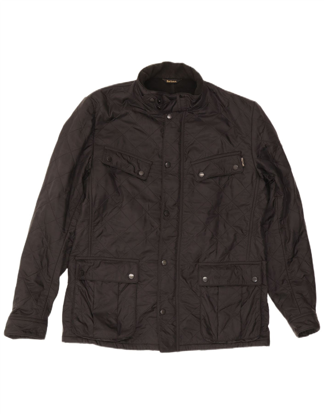 Męska pikowana kurtka Barbour UK 42 XL, czarna, poliamid