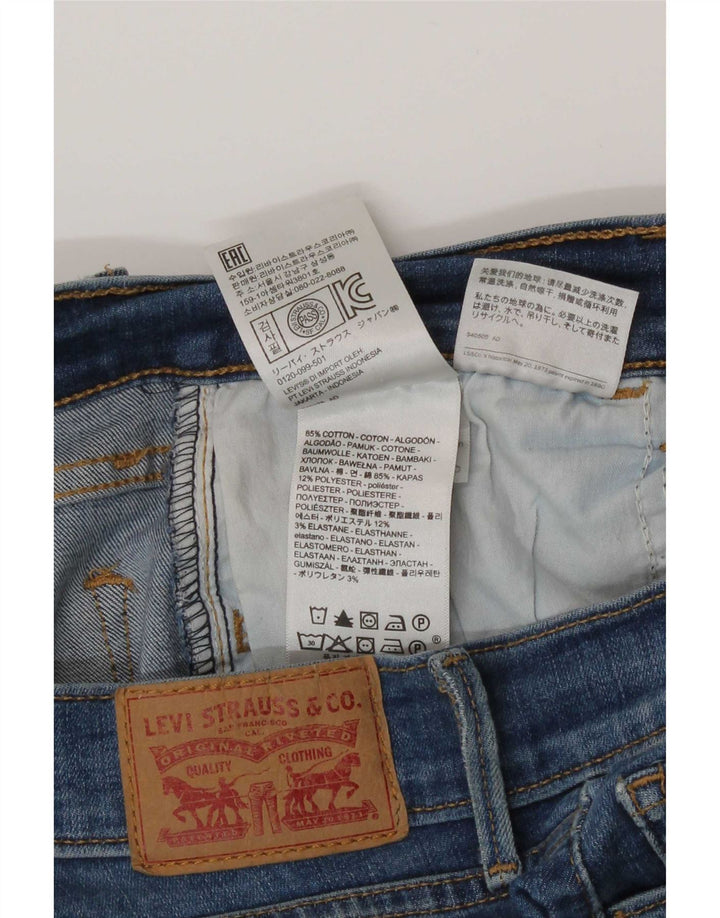 Damskie jeansy Levi's 710 Super Skinny W29 L30 Niebieskie