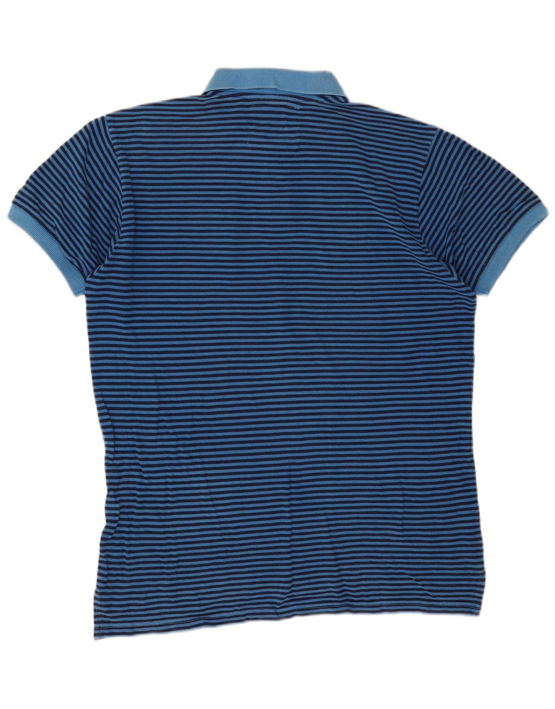 Męska koszulka polo North Sails, duża, niebieska, bawełniana w paski