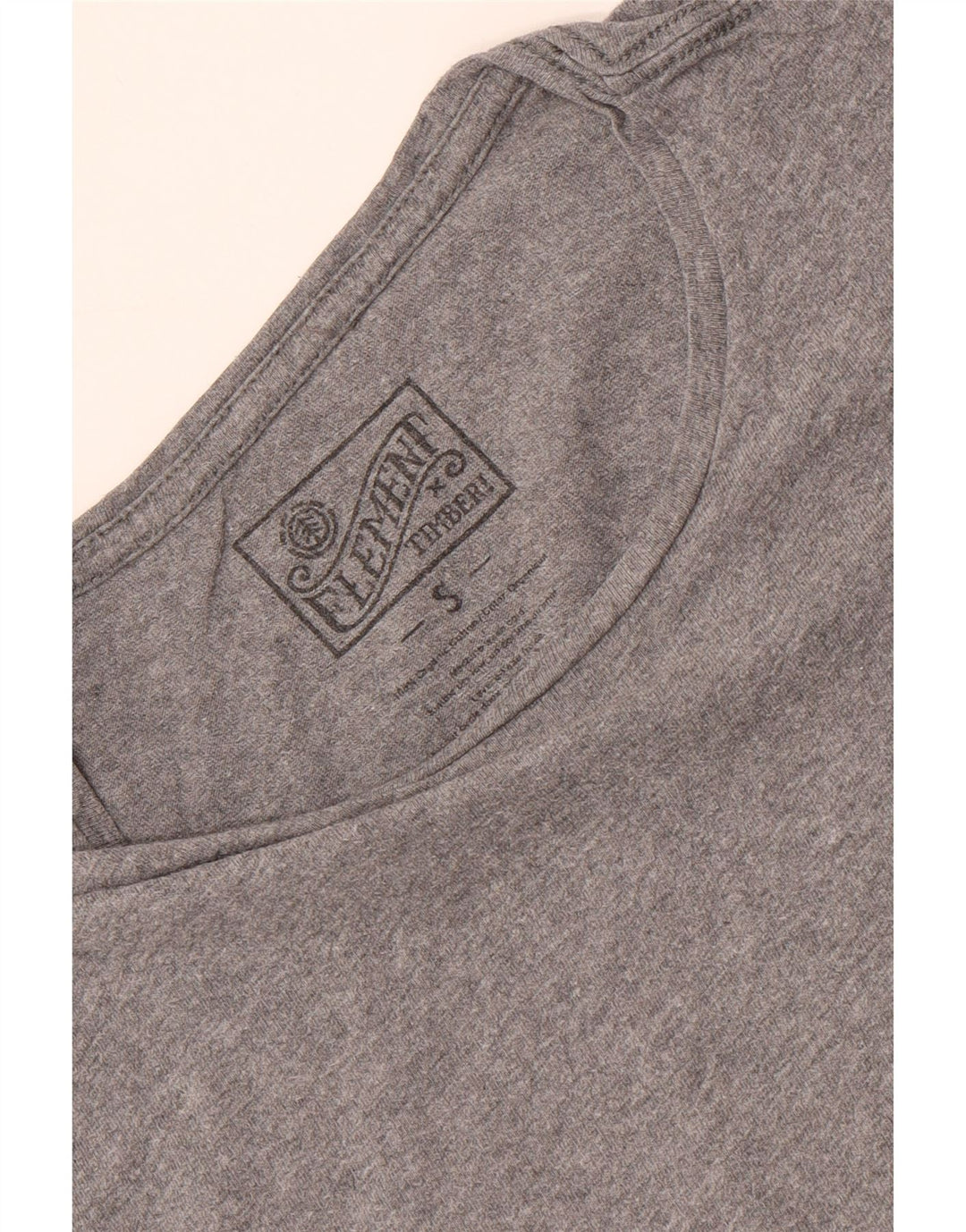 Męski T-shirt z grafiką Element, mały, szary