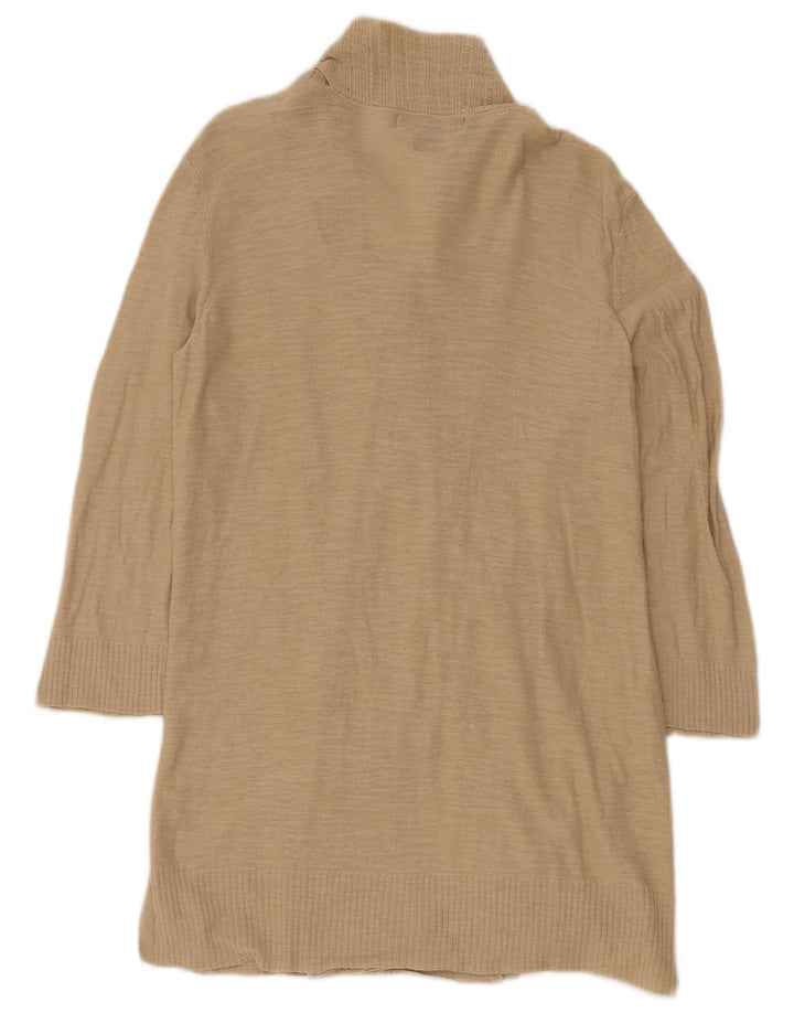 Damski sweter rozpinany EDDIE BAUER z długimi rękawami, UK 12, średni beż