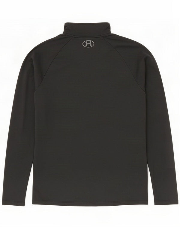Under Armour Męski sweter z zamkiem błyskawicznym, top średni czarny poliester