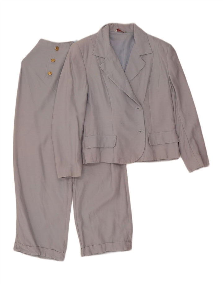 Damski garnitur zapinany na 2 guziki Stefanel IT 44 Medium W22 L25 Szary octan