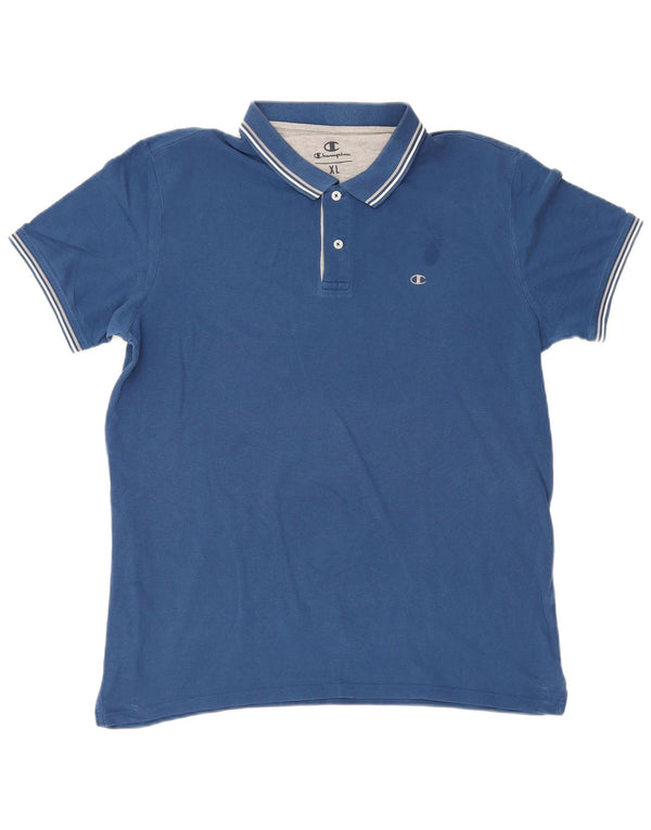 Męska koszulka polo Champion XL w kolorze niebieskim