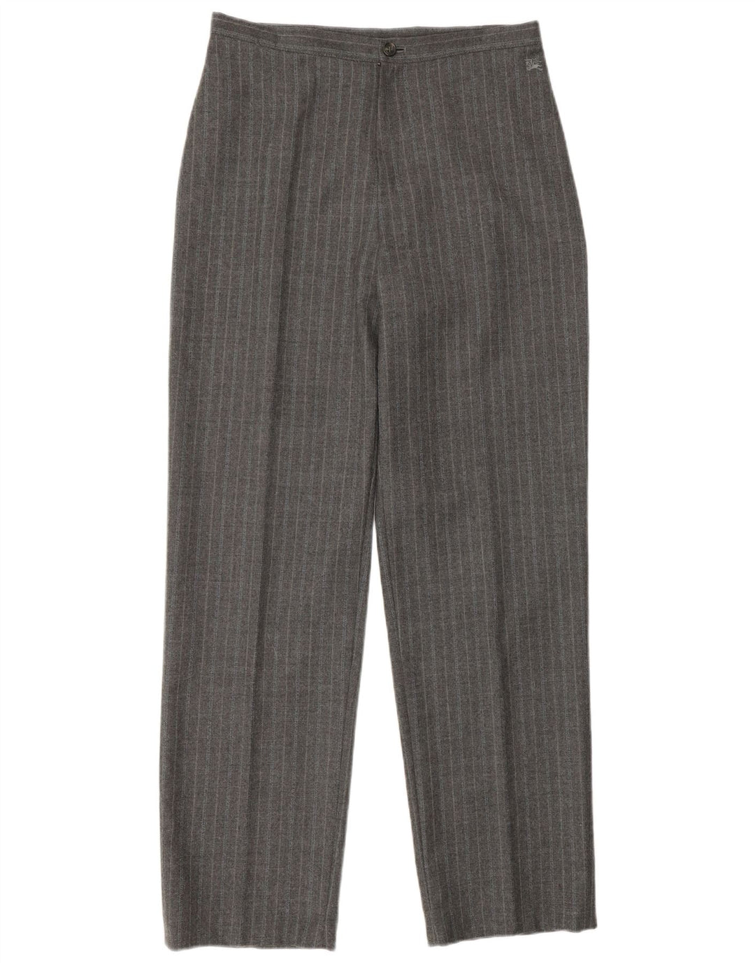 Damskie spodnie codzienne z wysokim stanem Burberry EU 40 Medium W28 L30 Szare