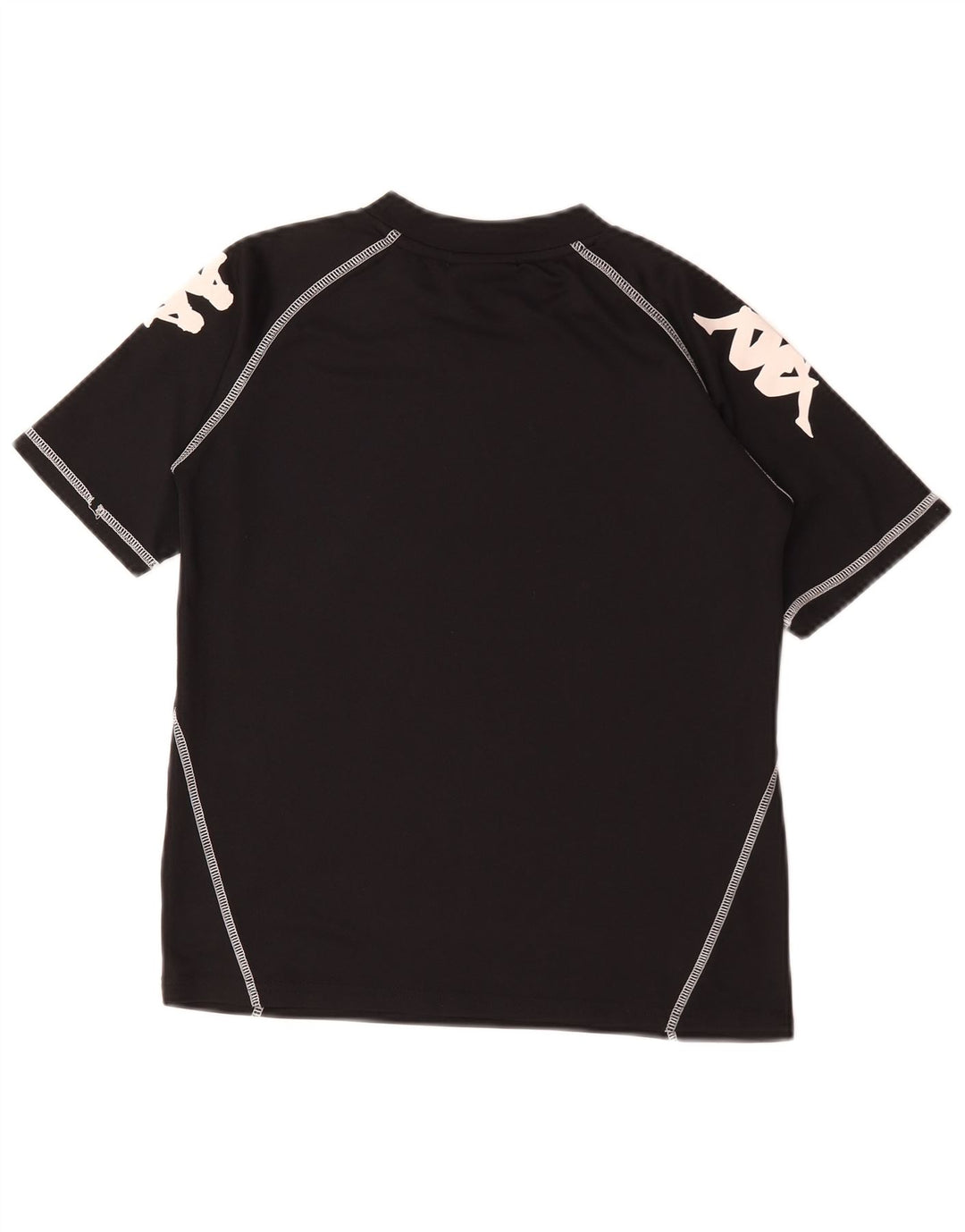 Chłopięcy T-shirt z grafiką Kappa 11-12 lat, czarny poliester