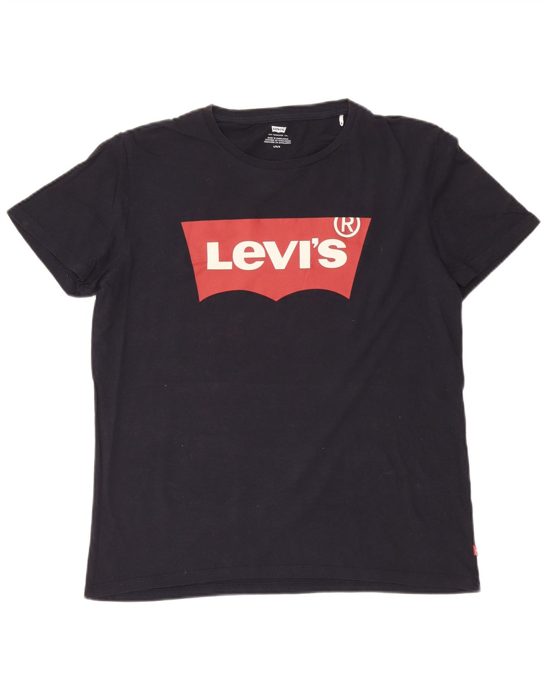 Męski T-shirt z grafiką Levi's, duży, granatowy