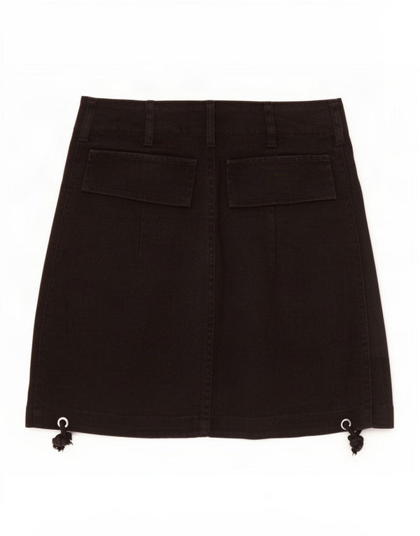 Damska jeansowa spódnica cargo Zara XS W24 czarna