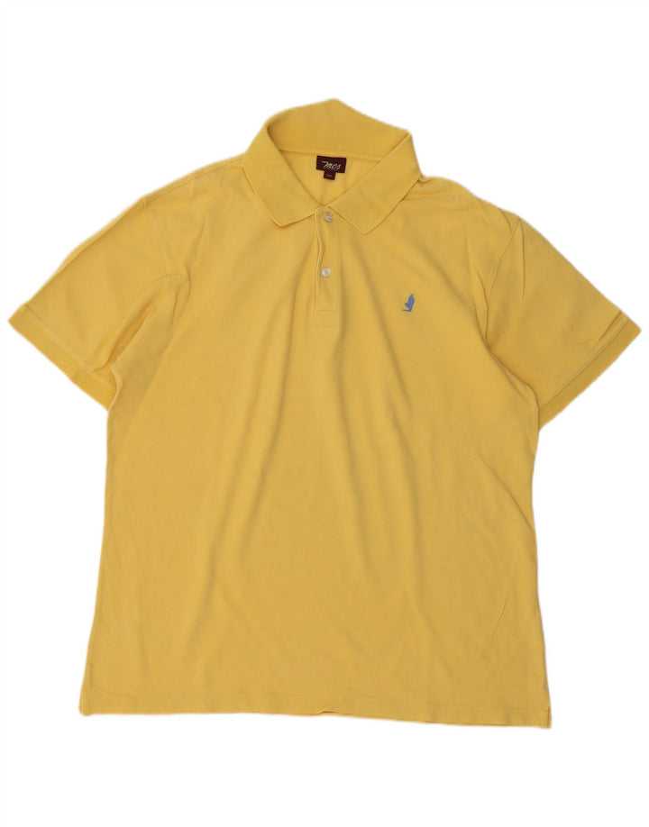 Męska koszulka polo Marlboro Classics 2XL, żółta, bawełniana