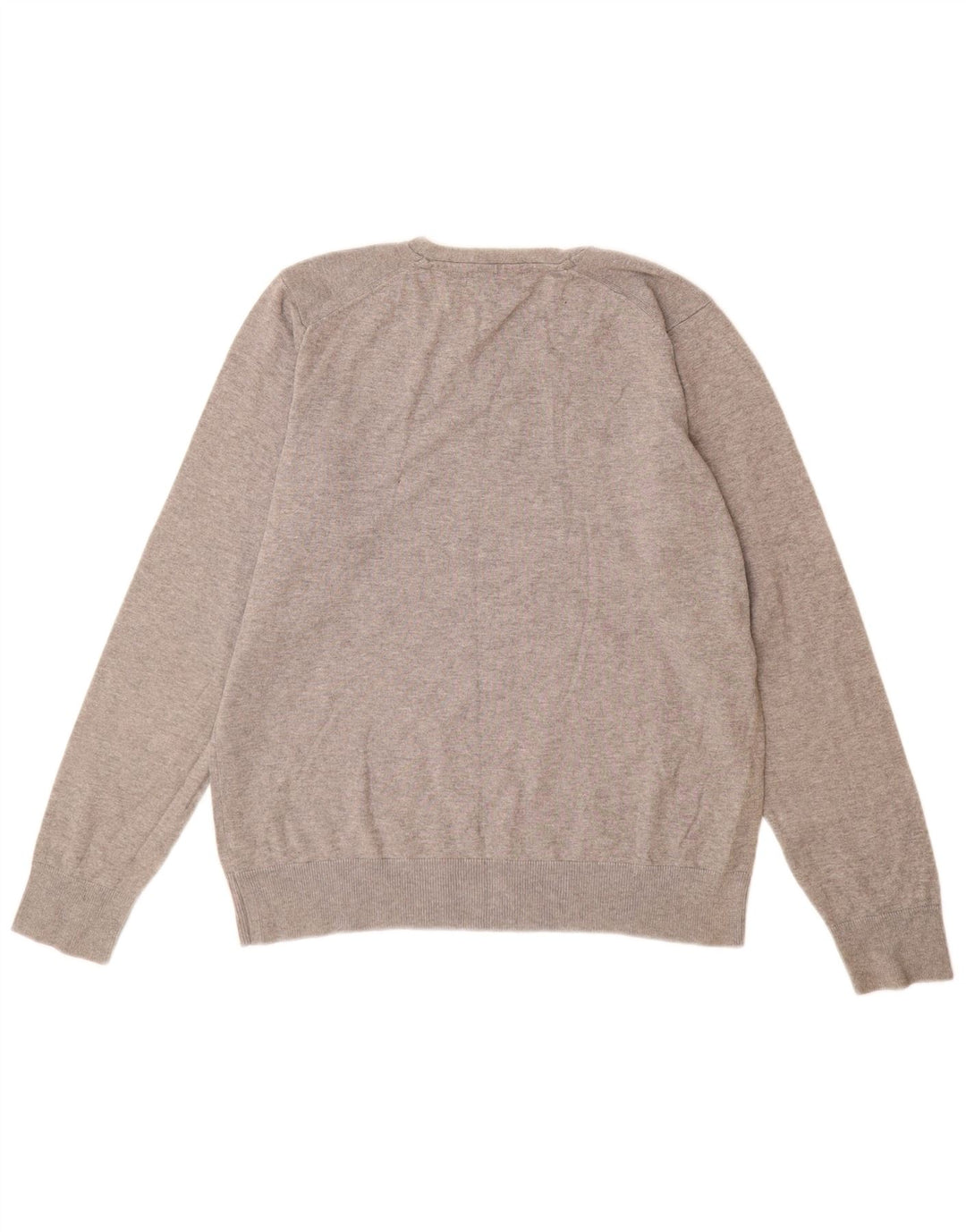 Marks & Spencer Damski sweter z dekoltem w kształcie litery V, UK 14, średni szary