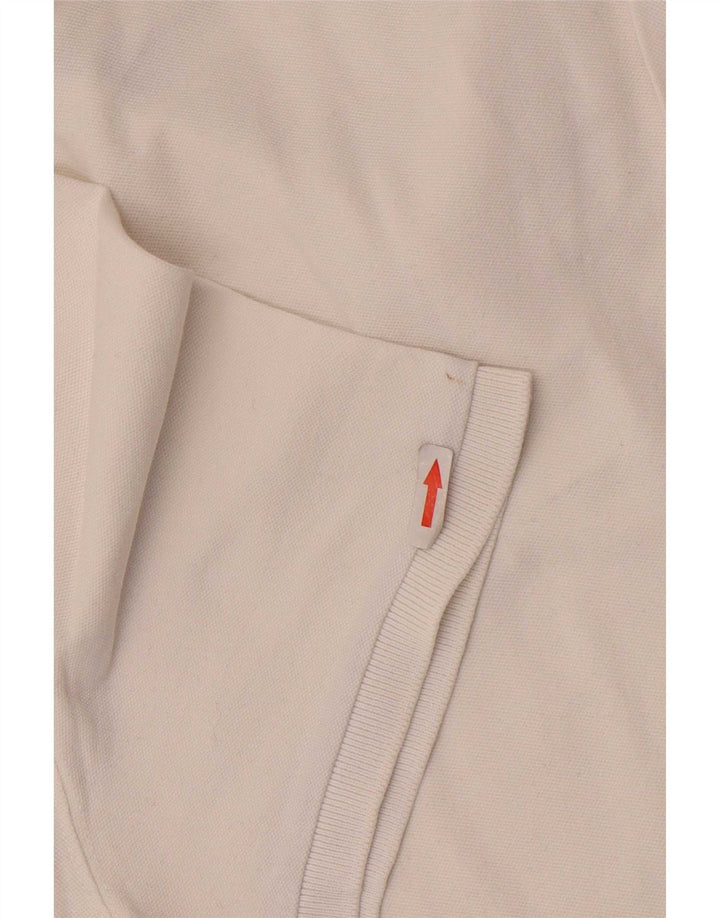 Męska koszulka polo Fred Mello 2XL, biała bawełna