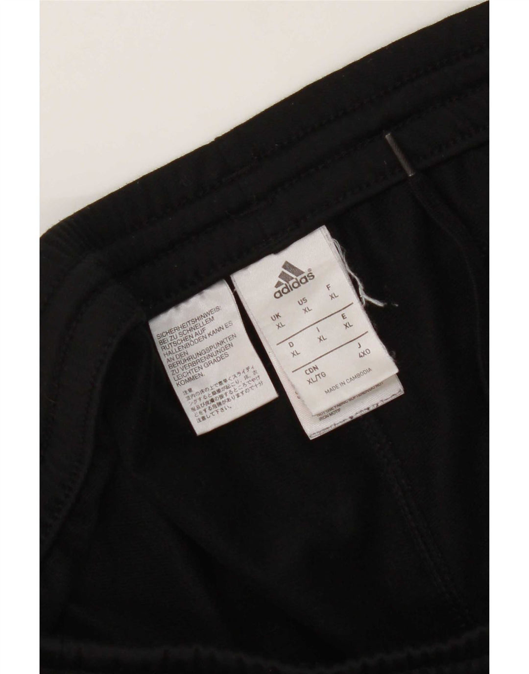 Adidas Męskie spodnie dresowe Joggers XL Czarny poliester